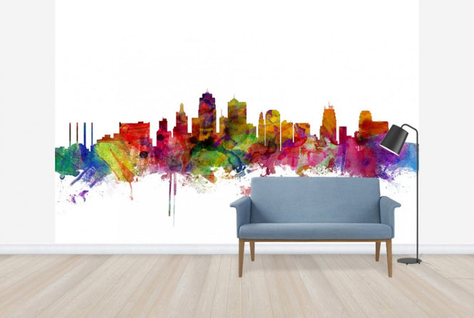 PHOTOWALL / Kansas City Skyline (e24954)