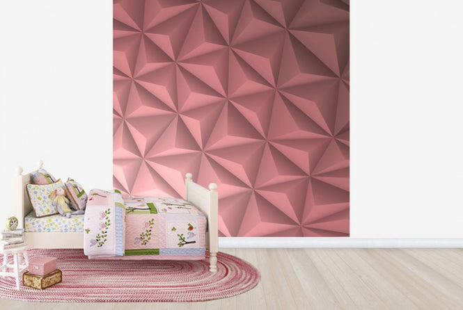 PHOTOWALL / Pink Geometric (e25038)