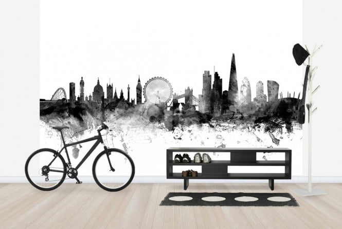 PHOTOWALL / London Skyline 2 Black (e25384)