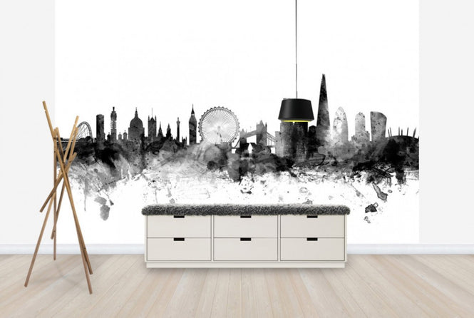 PHOTOWALL / London Skyline 2 Black (e25384)