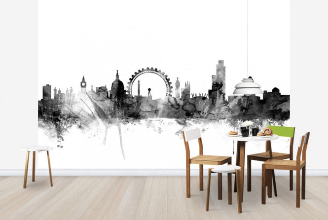 PHOTOWALL / London Skyline Black (e25385)