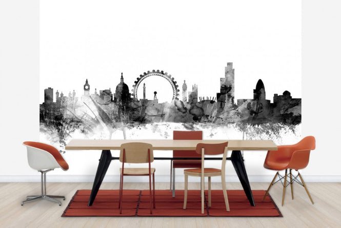 PHOTOWALL / London Skyline Black (e25385)
