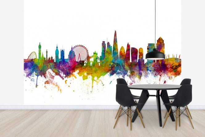 PHOTOWALL / London Canary Wharf skyline (e25466)
