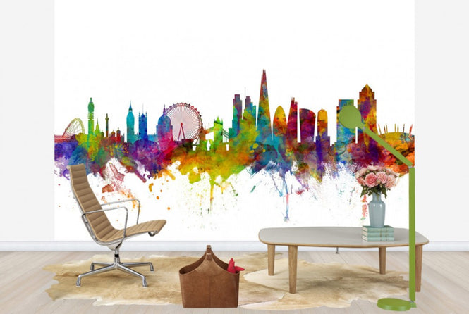 PHOTOWALL / London Canary Wharf skyline (e25466)