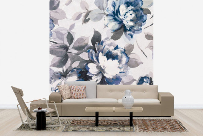 PHOTOWALL / Scent of Roses Indigo II (e25524)