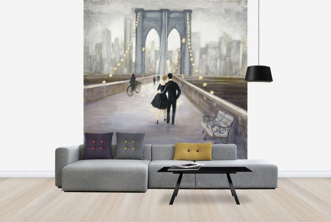 PHOTOWALL / Bridge to New York (e25639)