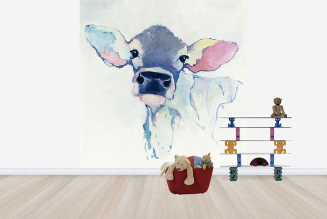 PHOTOWALL / Watercolor Cow (e25653)