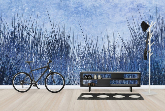 PHOTOWALL / Blue Grass Silhouette (e25725)