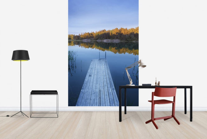 PHOTOWALL / Wooden Pier in Shadow (e29990)
