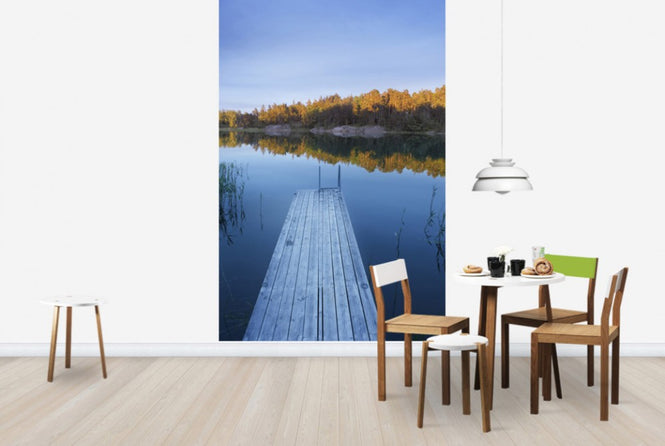 PHOTOWALL / Wooden Pier in Shadow (e29990)