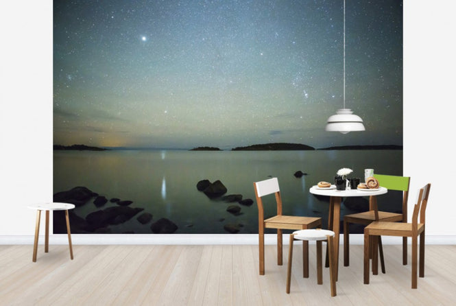 PHOTOWALL / Starry Sky over Juniskär, Sweden (e40464)