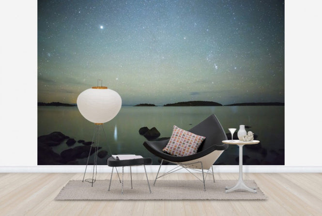 PHOTOWALL / Starry Sky over Juniskär, Sweden (e40464)