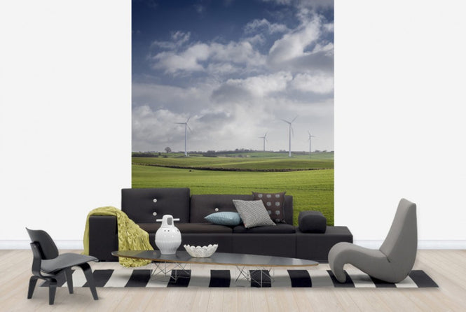 PHOTOWALL / Windmill in Green Fields of Skåne, Sweden (e40565)