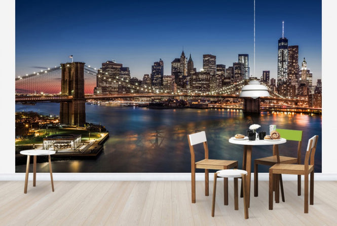 PHOTOWALL / Brooklyn Bridge and Downtown Manhattan (e40663)