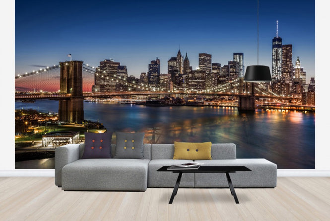 PHOTOWALL / Brooklyn Bridge and Downtown Manhattan (e40663)
