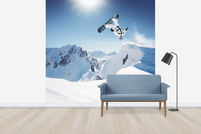 PHOTOWALL / Snowboarder Backflip (e40630)