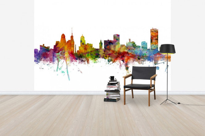 PHOTOWALL / Buffalo New York Skyline (e30469)