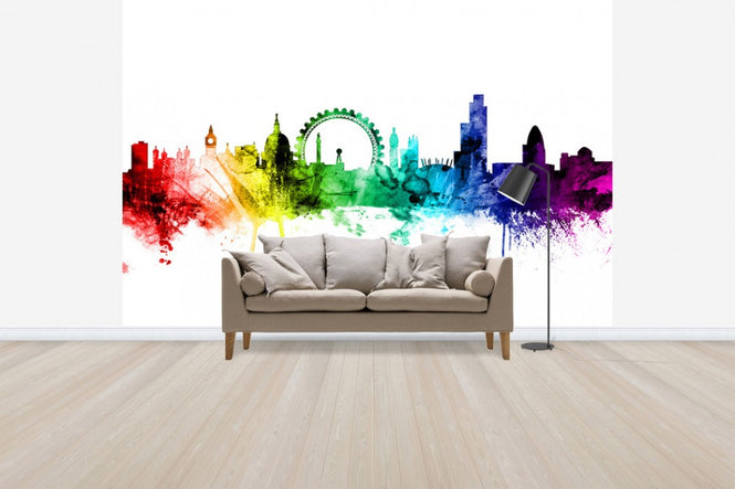 PHOTOWALL / London Skyline Rainbow 2 (e30522)