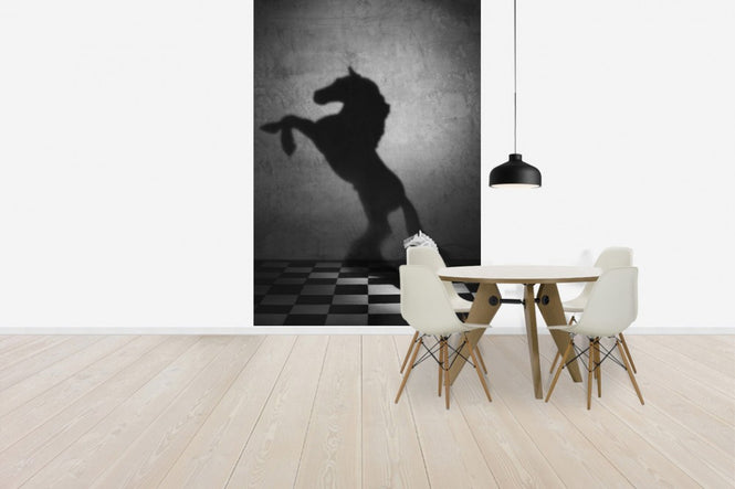 PHOTOWALL / The Soul of a Mustang, black and white (e40915)