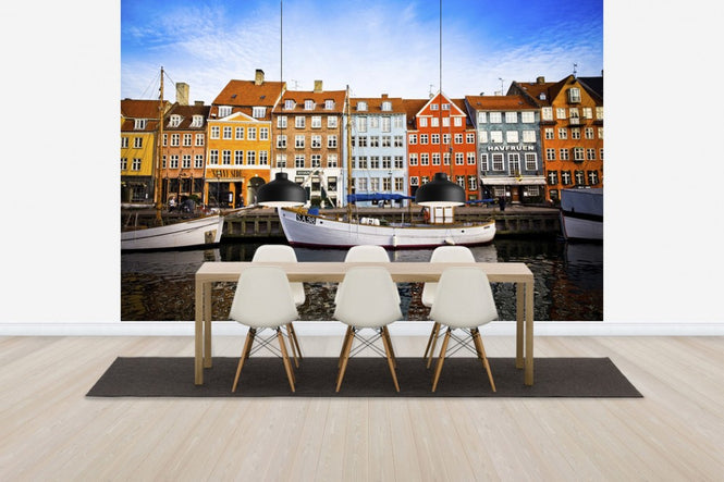 PHOTOWALL / Boats in Nyhavn, Copenhagen (e40928)