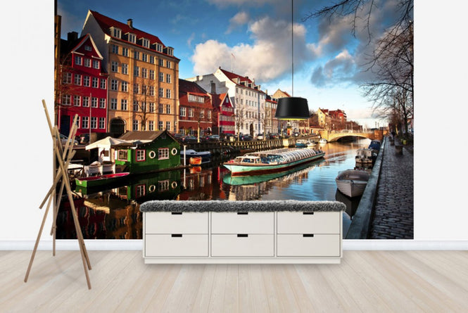 PHOTOWALL / Riverboat in Copenhagen, Denmark (e40933)