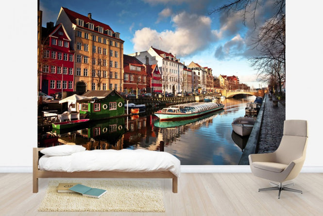 PHOTOWALL / Riverboat in Copenhagen, Denmark (e40933)