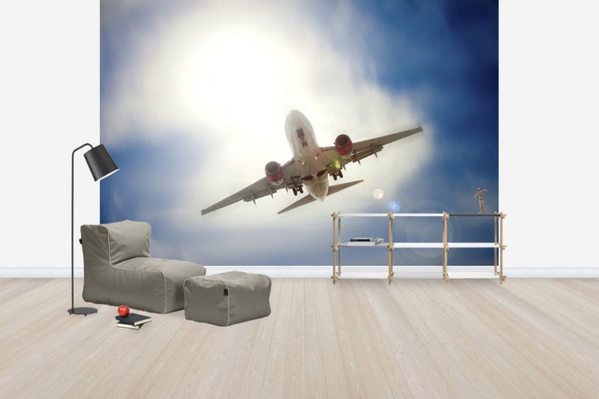 PHOTOWALL / Airplane in Cloud (e30644)