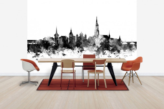 PHOTOWALL / Bern Skyline Black (e50121)