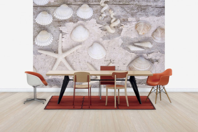PHOTOWALL / Beach Treasures White (e50206)
