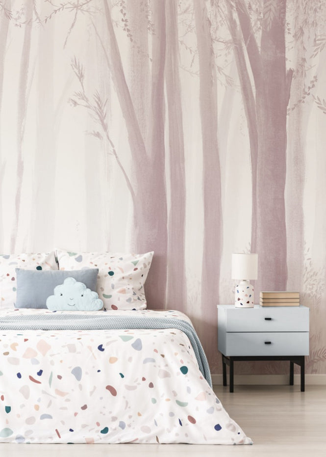 PHOTOWALL / Trees - Pink (e310930)