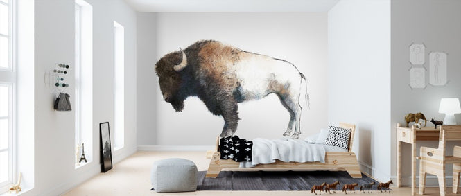 PHOTOWALL / Colorful Bison Dark Brown (e311145)