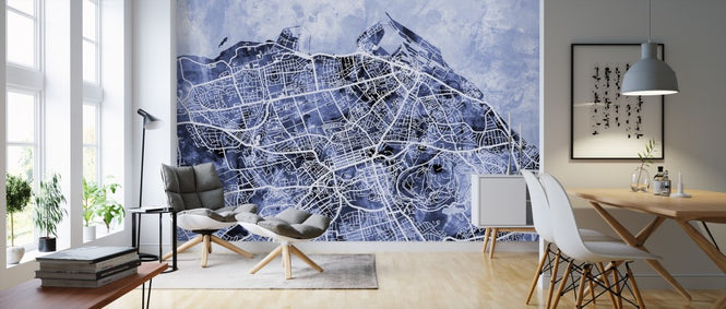 PHOTOWALL / Edinburgh Street Map (e311386)