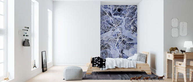 PHOTOWALL / Boston Massachusetts Street Map (e311394)