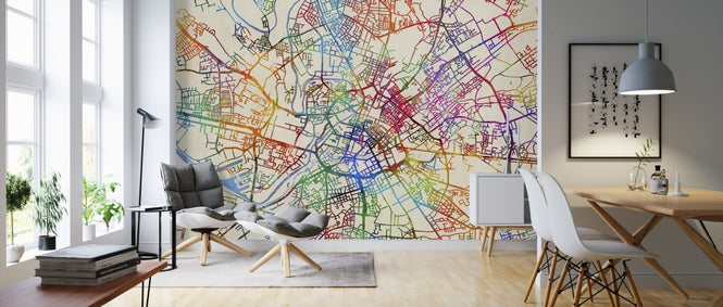 PHOTOWALL / Manchester England Street Map (e311415)