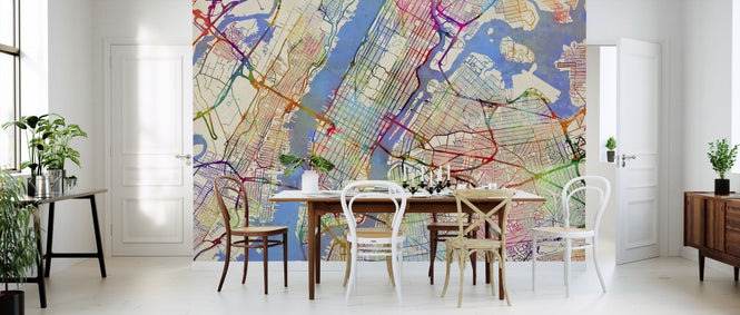 PHOTOWALL / New York City Street Map (e311421)