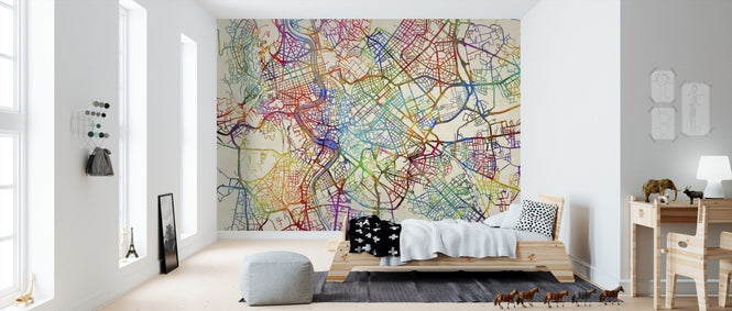 PHOTOWALL / Rome Italy Street Map (e311425)
