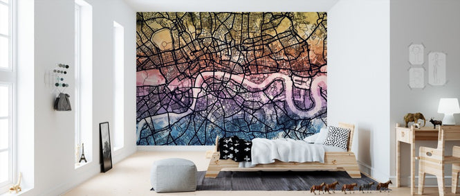 PHOTOWALL / London England Street Map (e311427)