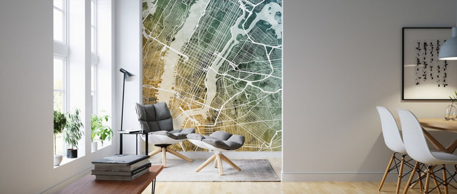 PHOTOWALL / New York City Street Map (e311455)