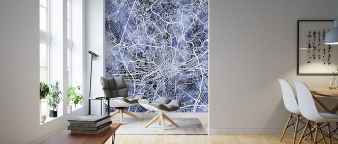 PHOTOWALL / Frankfurt Germany City Map (e311549)