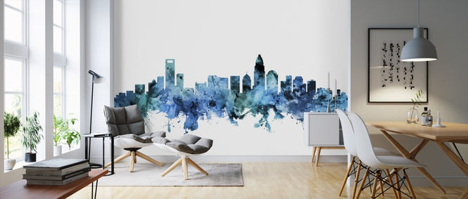 PHOTOWALL / Charlotte North Carolina Skyline (e311674)