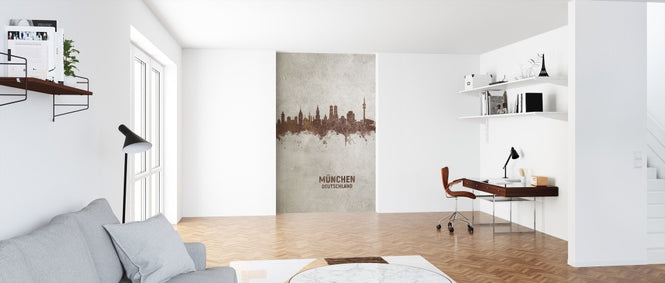 PHOTOWALL / Munich Germany Rust Skyline (e312124)