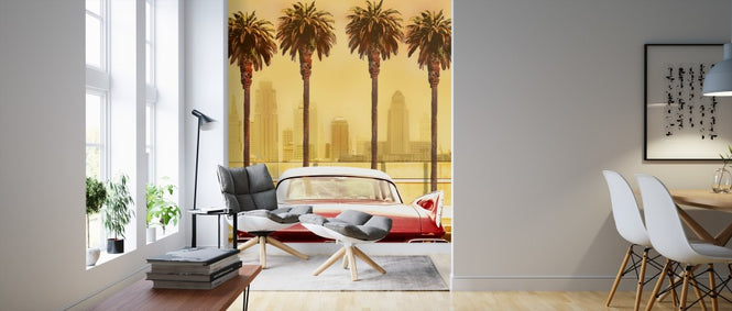 PHOTOWALL / Plymouth Savoy with Palms (e312870)