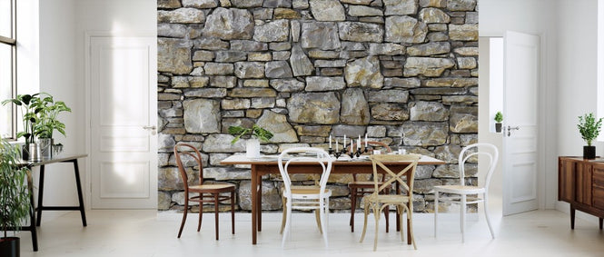 PHOTOWALL / Rustic Stone Wall (e313696)