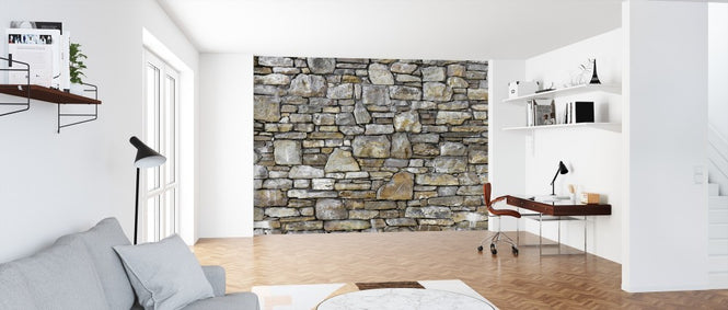 PHOTOWALL / Rustic Stone Wall (e313696)