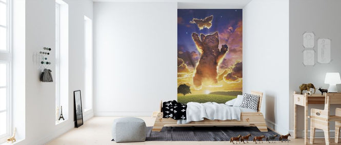 PHOTOWALL / Cloud Kitten Sunset (e313832)