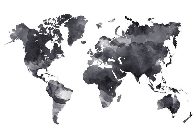 PHOTOWALL / Black Ink Map (e315862)
