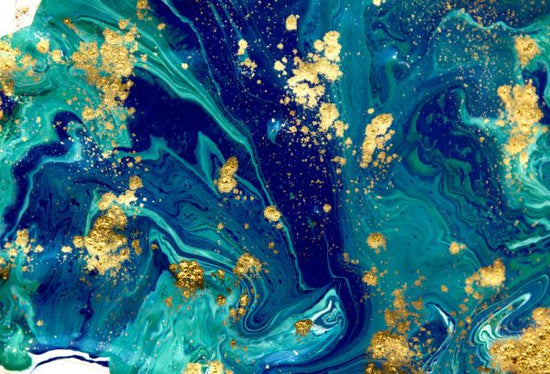 PHOTOWALL / Blue Liquid Marble (e315916)