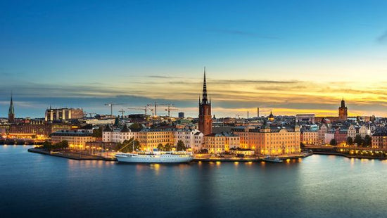 PHOTOWALL / Sunset Over Riddarholmen Stockholm (e316068)