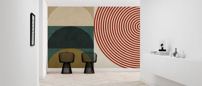PHOTOWALL / Circles Mid Century XII (e316820)