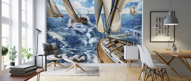 PHOTOWALL / Sailing with Dolphins (e317157)